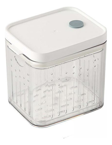 6 Caja Organizadora De Nevera Con Contenedor De Tapa, 700ml