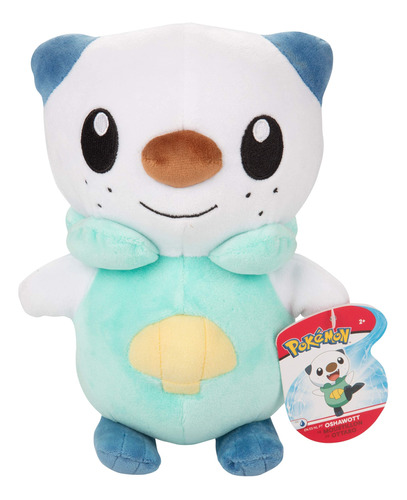 Pokémon Legends: Arceus - Peluche De Oshawott De 8 Pulgada.