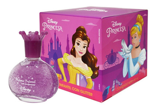 Perfume Con Glitter Princesas 99413