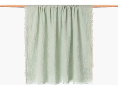 Manta Algodón Layer 120x180 Menta Calma House