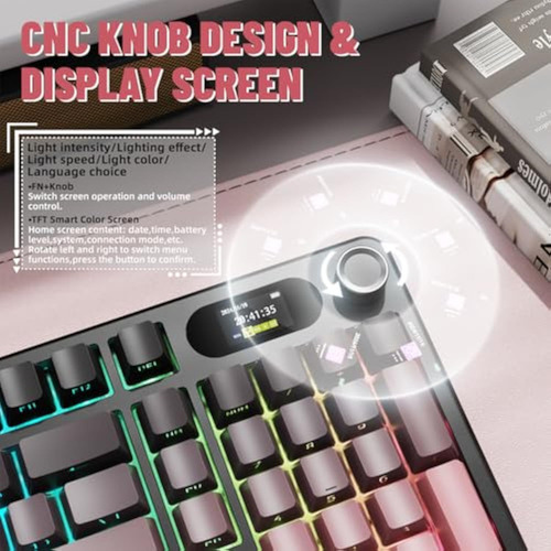Teclado Mecánico Inalámbrico Para Juegos Attack Shark X98 Pr