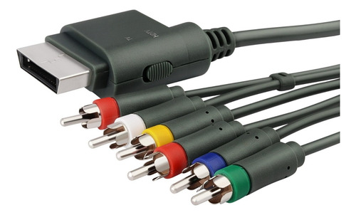 Cable Audio Y Video Mas Componente Para Xbox 360 Nuevo