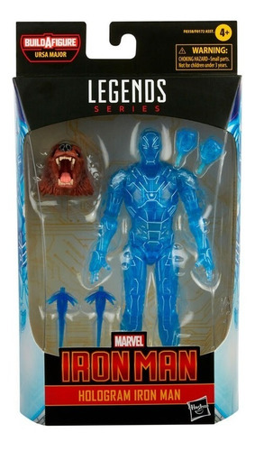 Figura Hologram Iron Man - Marvel Legends Ursa Major Baf