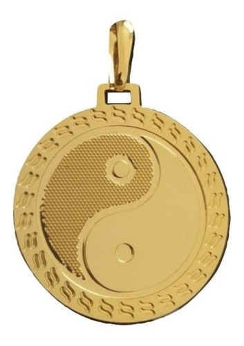 Pingente Yin Yang Rellicari Banhado A Ouro 18k R016