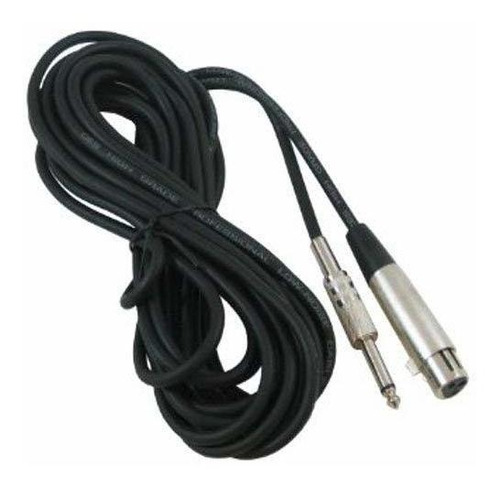 Cable Xlr A Plug 1/4 (6.5mm) 15mts