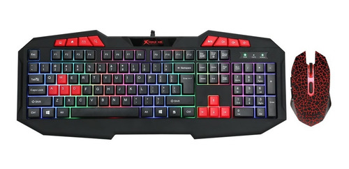 Imagen 5 de 7 de Combo Teclado + Mouse Gamer Xtrike-me Mk-503 + Pad + Cuota-*