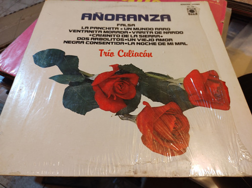 Trío Culiacán Añoranza Vinyl,lp,acetato 