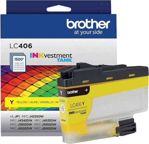 Cartucho Tinta Brother Lc-406 Ys Yellow