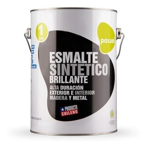 Pintura Esmalte Sintetico Negro 1lt - Passol