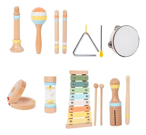 Instrumentos Musicales Para Niños,juguete Musical 9 Piezas