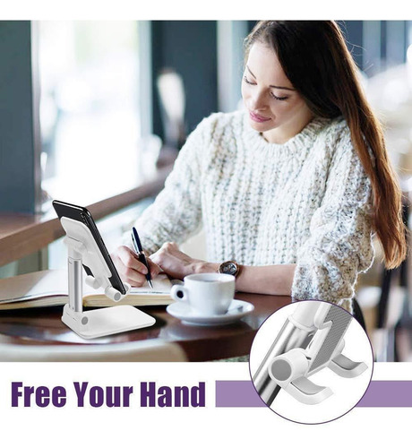 Suporte Para Telefone Móvel Suporte Para iPhone iPad Branco