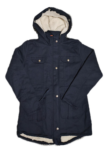 Parka De Mujer Con Capucha Y Peluche Interior