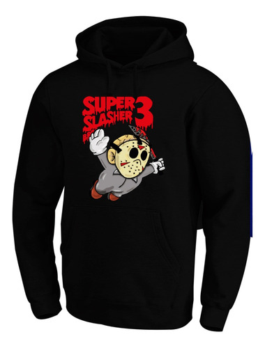 Sudadera Haloween, Viernes 13 Super Slasher Bros3 Mario Bros