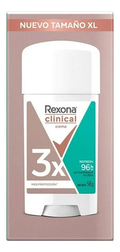 Antitranspirante Rexona Clinical Crema Xl 58 G