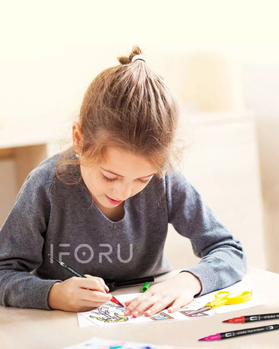 Kit De 120 Canetas De Desenho Coloridas Canetas De Trabalho