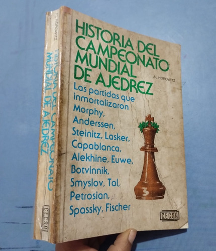 Libro De Ajedrez Historia Del Campeonato Mundial Horowitz