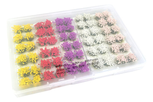 Césped Artificial Estático Con Racimos De Flores En