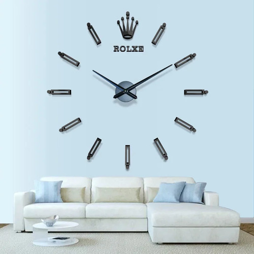 Gold - Reloj De Pared Hicat Laborious, Diseño Simple, Creati