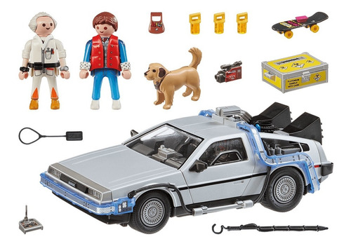 Playmobil, Back To The Future. Delorean, Marty,doc, Einstein