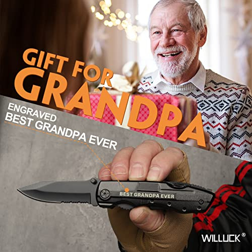 Willuck Grandpa Gifts - Regalo Del Día Del Padre Del Abuelo