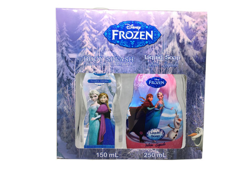Frozen Set Body Splash Jabón  Bebés Y Niños