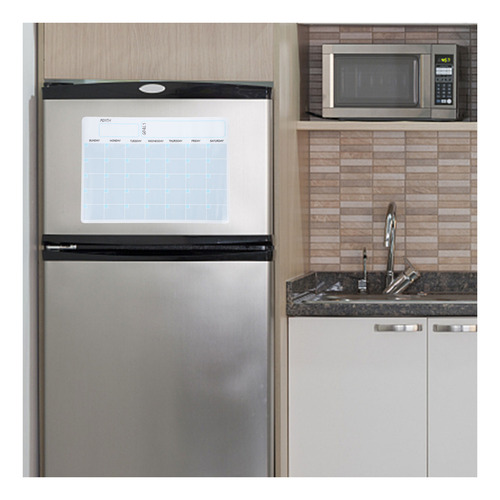 Imagen 8 de 8 de Calendario Mensual Magnético Para Refrigerador, Lista De Tar