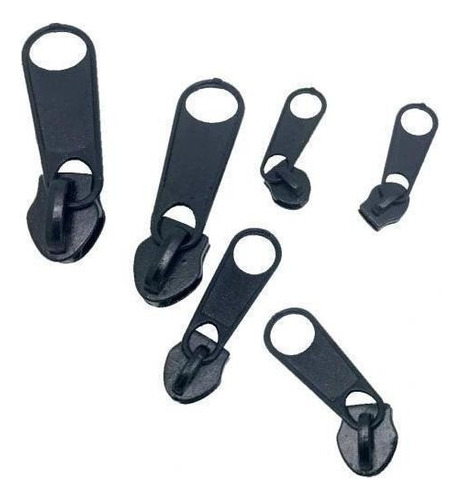 2x 6x Fix Zipper Pulller Zip Slider Kit De Reparación