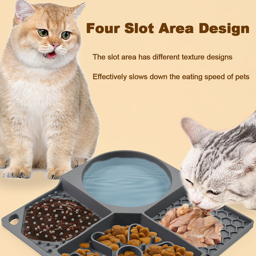 Alfombrilla Pet Lick Para Perros Y Gatos Con Ventosas Y Almo