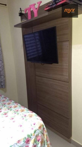 Imagem 6 de 16 de Apartamento Com 2 Dormitórios À Venda, 53 M² Por R$ 300.000 - Areia Branca - Santos/sp - Ap6100