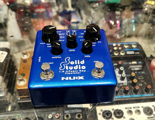 Pedal De Efeito Nux Solid Studio Nss-5 Azul Azul (Usado)