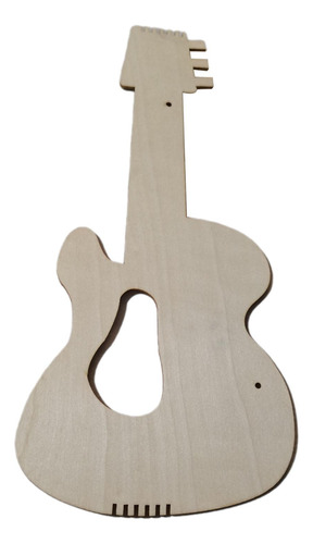 Guitarra De Madera Hecha A Mano Para Aprender Y Jugar