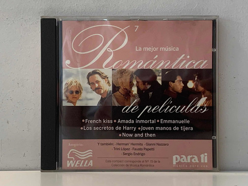 Varios La Mejor Música Romántica De Película Vol 7 Cd Usado