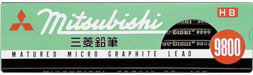 12 Lapices De Grafito Hb Mitsubishi Pencil Co.
