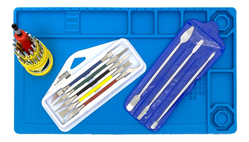 Kit 40 Pçs Manutenções Diversas Manta + Espatulas + Chaves