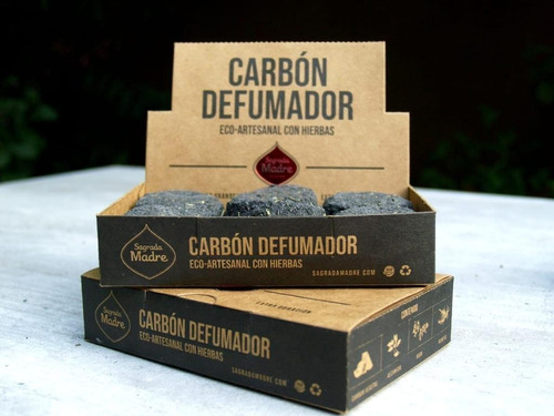 Carbón Vegetal Redondo Neutro Sagrada Madre