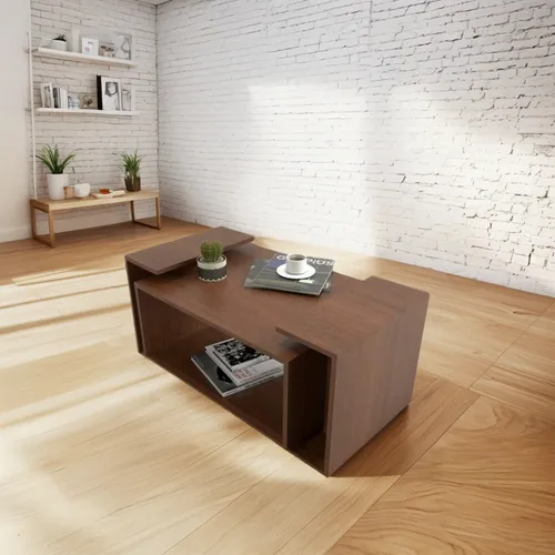 Mesa Ratona Tables Rectangular Caoba Y Wengue Combinado 2018