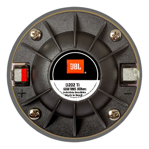 Super Driver Jbl Selenium D202 Ti Titanium 60w Rms 8 Ohms