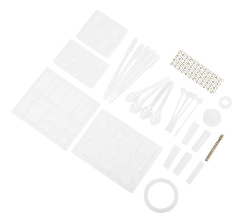 Juego De Moldes De Silicona Craft Tool Crystal Epoxy Mold Cl