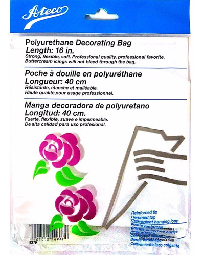 Manga Reutilizable Polyuretano 16 Pulgadas (40 Cm) - Ateco