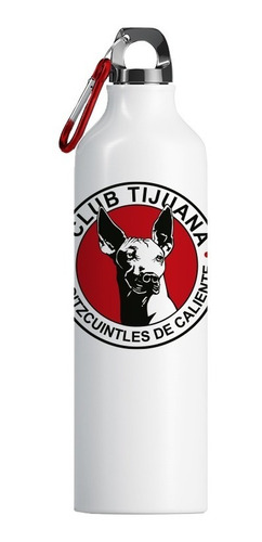 Botella De Agua Xolos Tijuana De 750ml (aluminio) Termo Agua