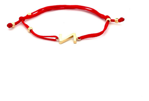 Pulsera De Oro Amarillo 18k Letra Z 