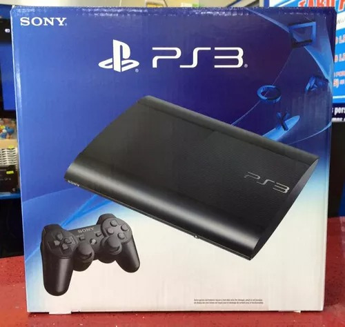 Sony Playstation 3 Super Slim 500gb Standard Color Black