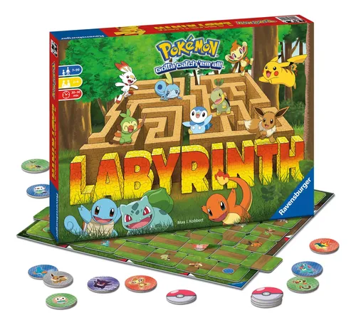 Jogo De Tabuleiro Pokémon Ravensburger Labyrinth - Diversão