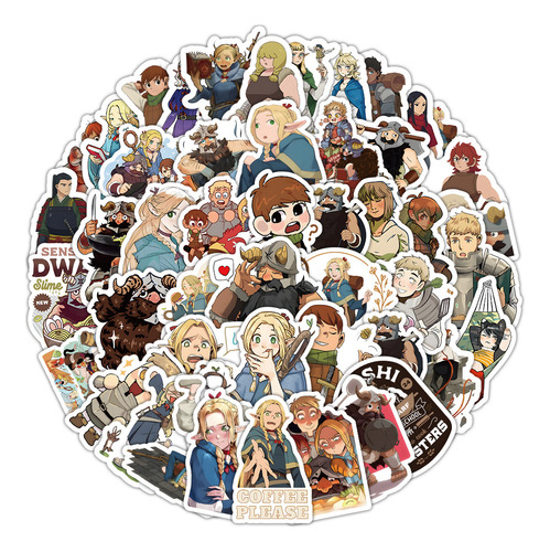 50 Unidades/bolsa De Nuevo Diseño Anime Delicious In Dungeon