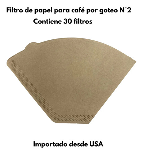 Domestic Filtro Papel Cafe N°2 X 30 Unidades