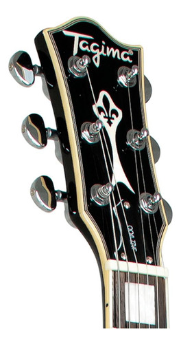 Guitarra Semi-acustica Escala Escura Jazz-1900 Vsb Tagima Marrom