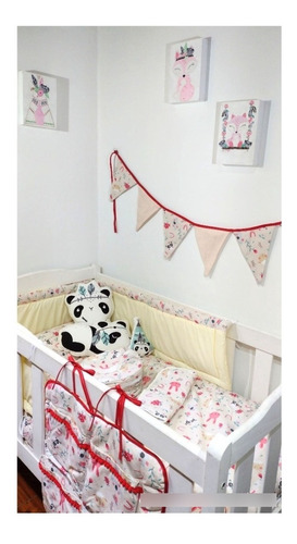 Banderines Tela Estampado Cuarto De Bebe Calu