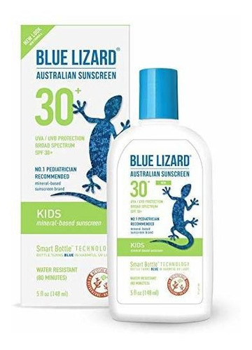 Lagarto Azul Niños Aceites Minerales Bloqueador Solar - Sin 