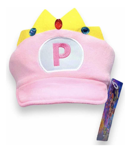 Gorra Princesa Peach Tradicional Mario Bros La Pelicula