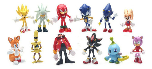 Maquetas De Figuras De Acción De Sonic The Hedgehog De Dibuj